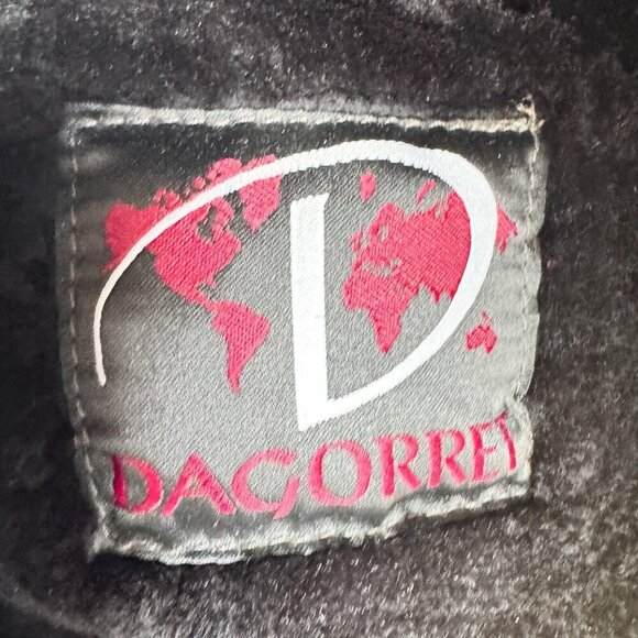 Vintage Dagorret Suede Sheepskin Lined Winter Coat L - Picture 8 of 8